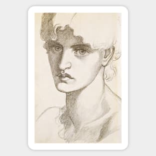 Jane Morris by Dante Gabriel Rossetti Sticker